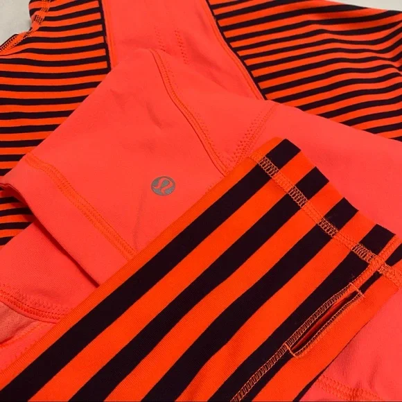 Lululemon Forme Jacket Size 6 Light flare/Inkwell/Stripes - Picture 6 of 15